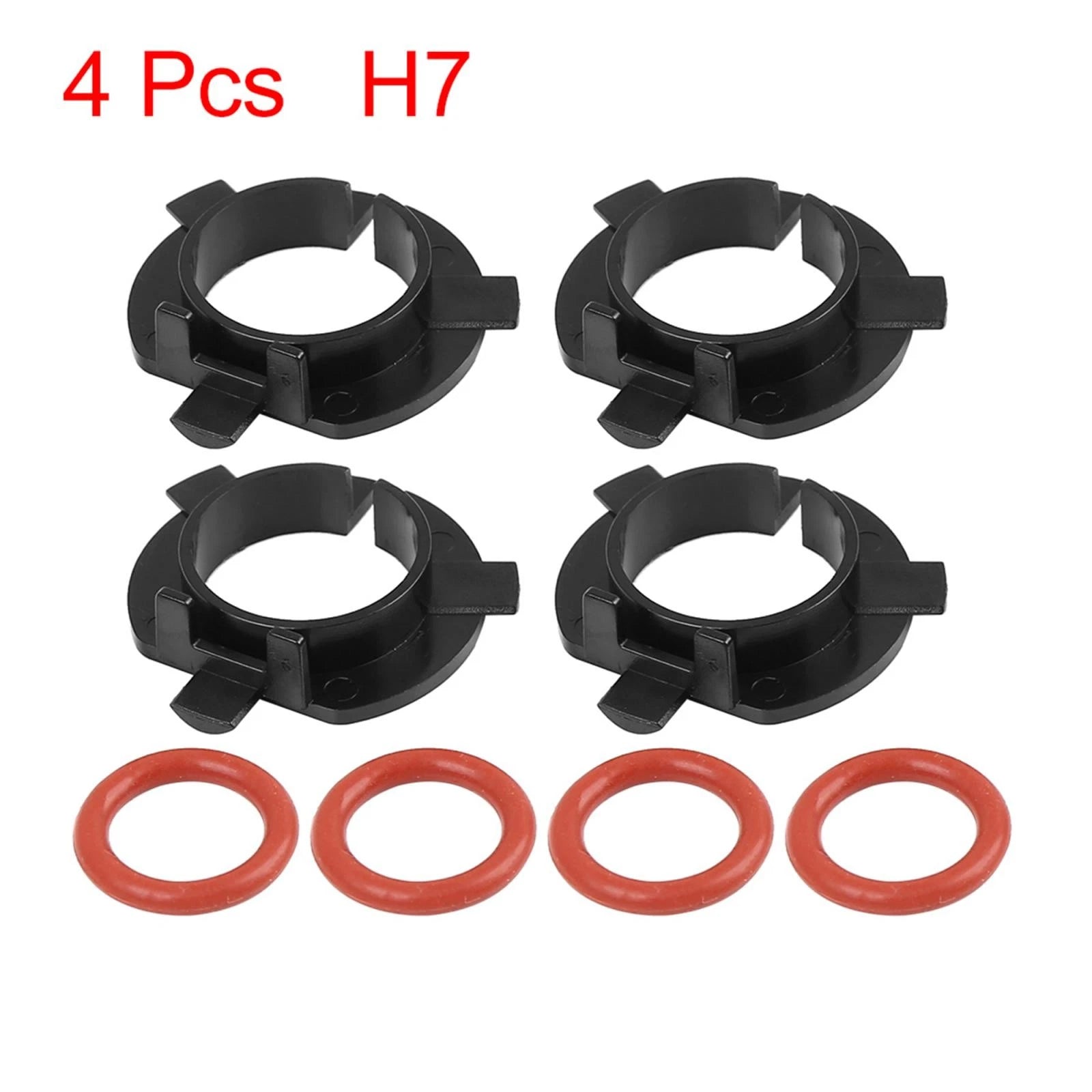 LED Headlight Adapter Retainer Holder Kit for Hyundai Santa Fe (4pcs) (2019–2022)