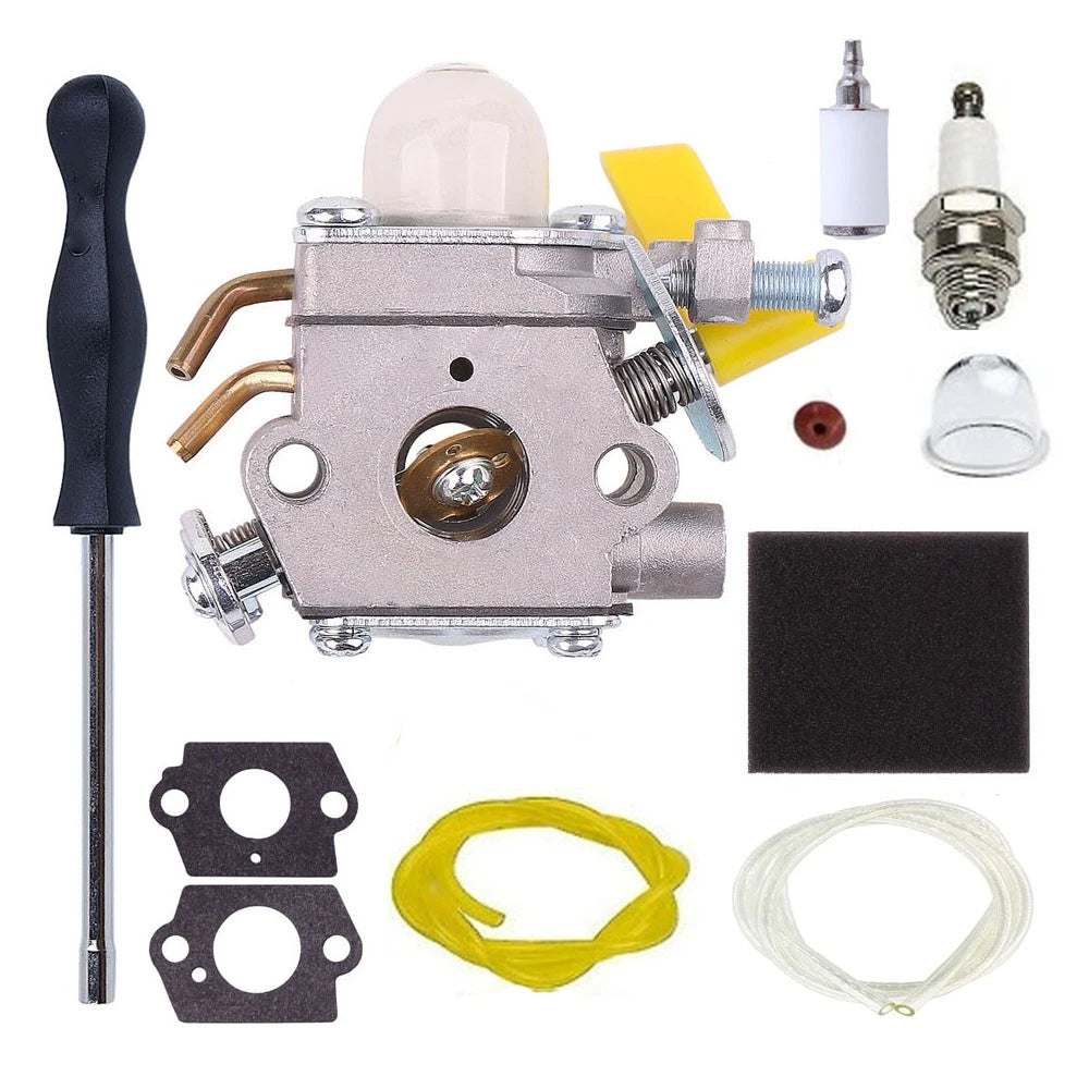 Carburetor Repair Kit for Homelite Craftsman Ryobi 25cc 26cc 30cc Trimmer Blower