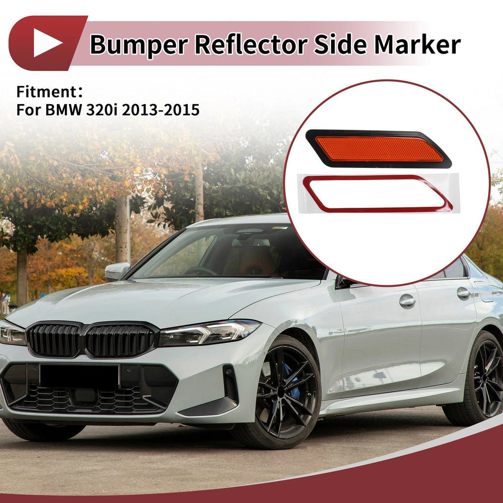 Passenger Side Bumper Reflector Replacement for BMW 320i (2013–2015)