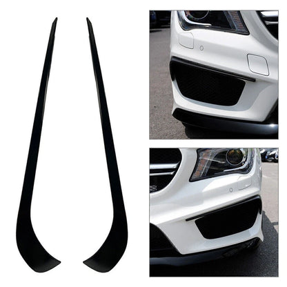 Splitter Flaps Front Canard Spoiler Lip for Mercedes Benz CLA C117 (2013–2015)