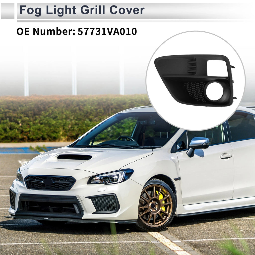 Left Front Fog Light Grille Replacement for Subaru WRX (2015–2017)