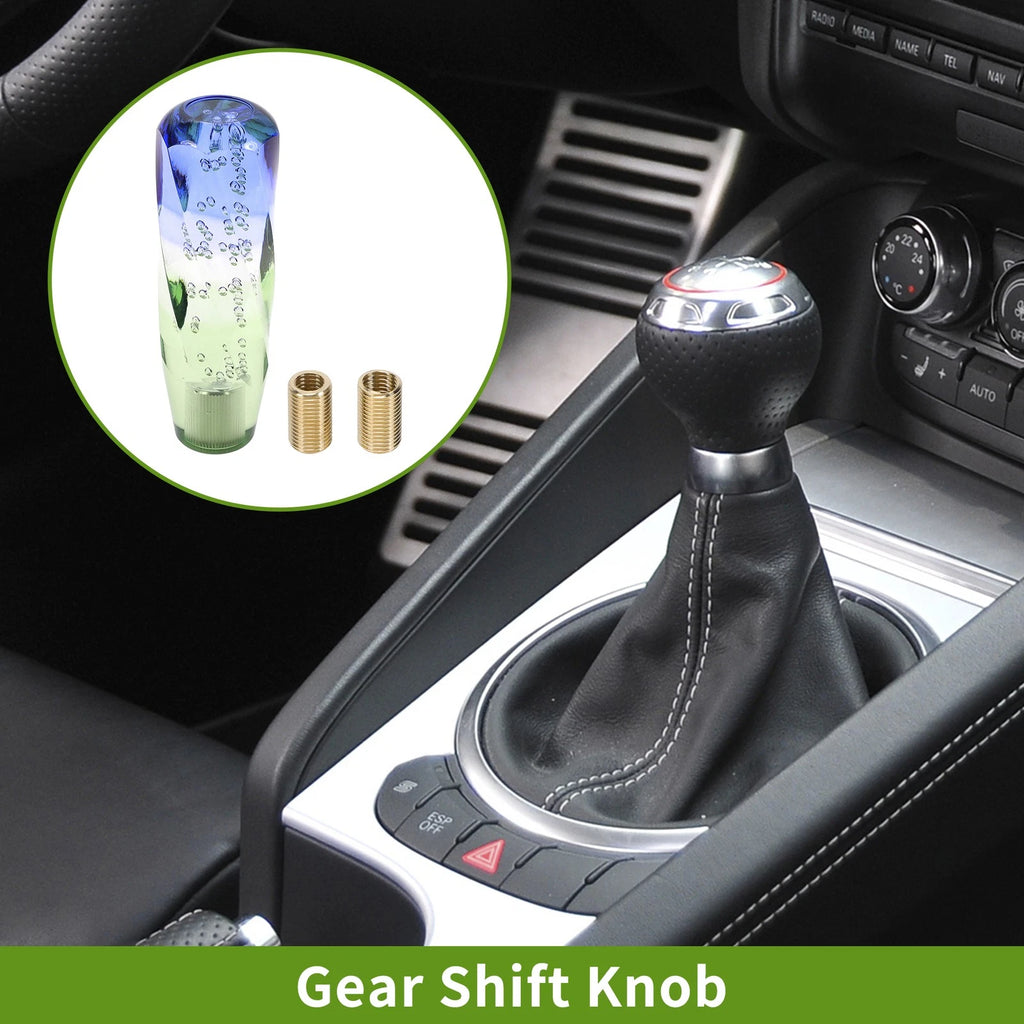 Crystal Shift Knob with 2 Adapters for Universal Fit (15cm)