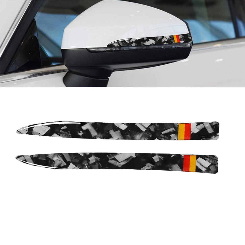 Rearview Mirror Anti Collision Anti-Rub Strips Trim For Audi A3 S3 2014-2019