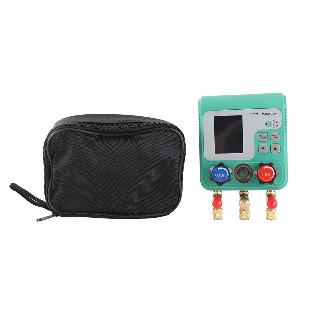 DY523 HVAC Pressure Meter with Evap Temp Readout for Automotive Applications
