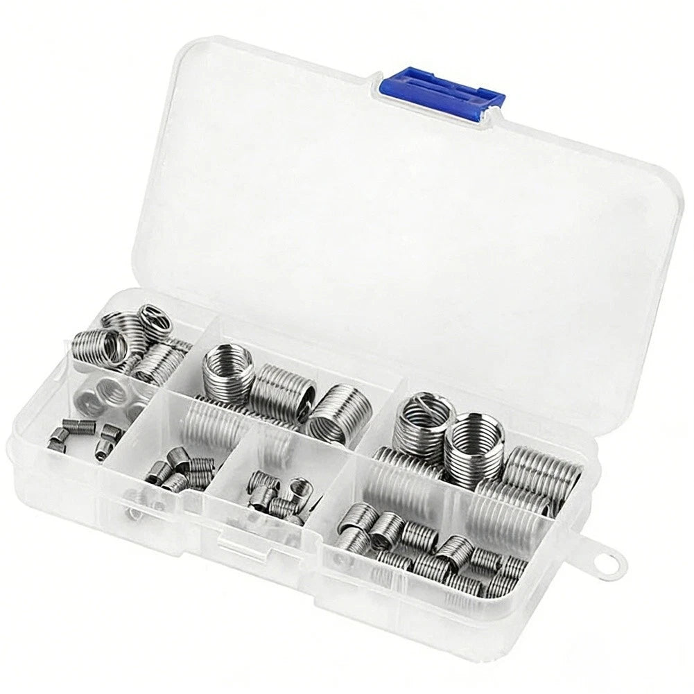 60pcs Threaded Sleeve Kit 304 SS for Metric Thread Repair (M3)