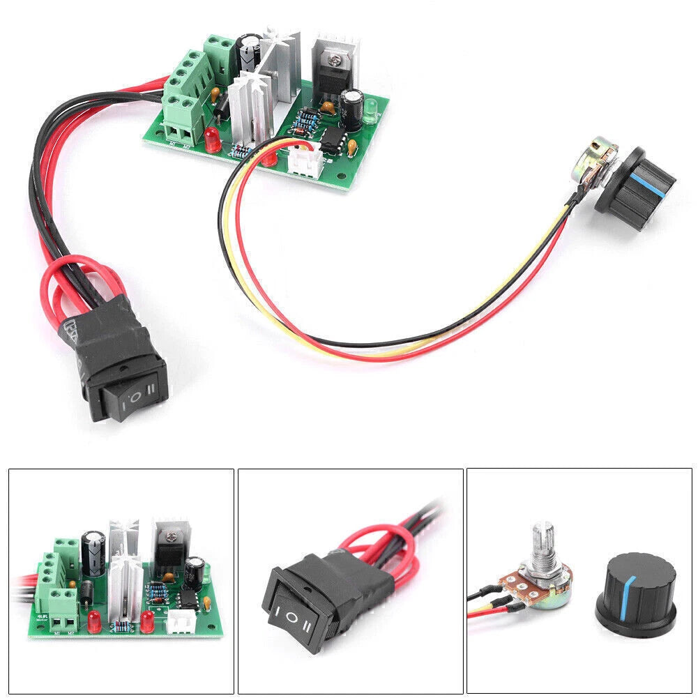 DC Motor Speed Controller for Reversible PWM Control (6-30V)