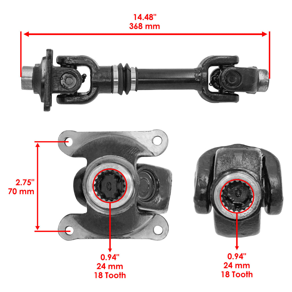 Rear Propeller Shaft for Can Am Renegade 800 4X4 EFI (2007–2008)