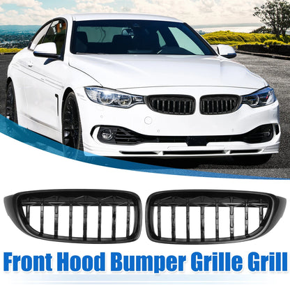 Hood Bumper Grille Pair Front for BMW 428i xDrive 430i xDrive (2014–2020)