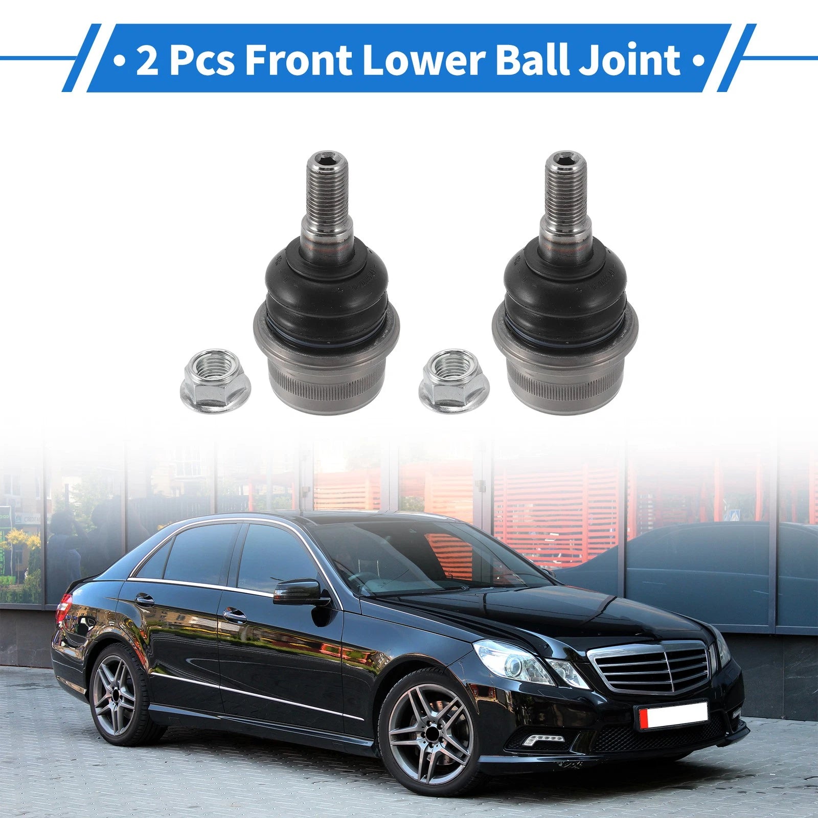 2 Pcs Front Lower Ball Joints for Mercedes-Benz E320 (2003–2009)