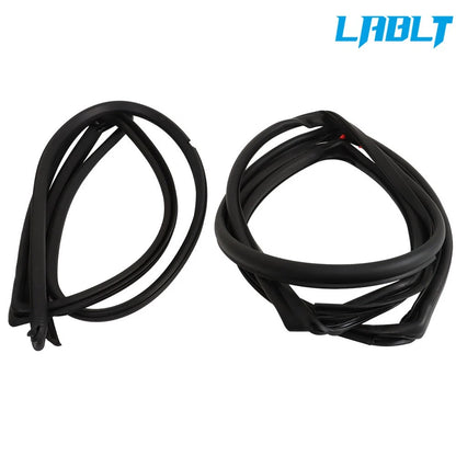 2X Front Door Weatherstrip Seal for Jeep Wrangler (2007–2018)
