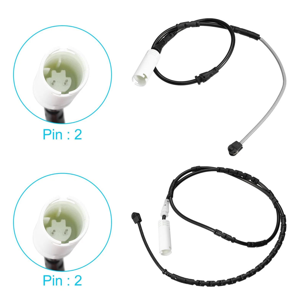Brake Pad Wear Sensor Front Rear Set for BMW X1 (2013–2015)