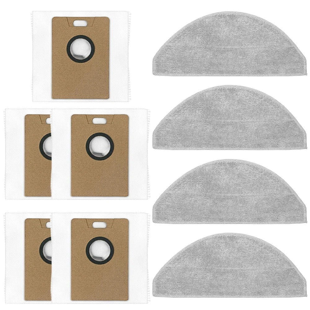 Replacement Mop Pads and Dust Bags for Narwal Freo S Robot Vacuum Cleaner