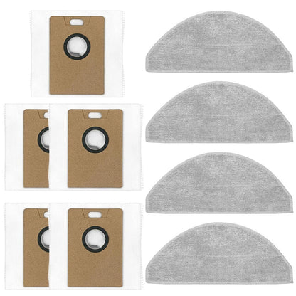 Replacement Mop Pads and Dust Bags for Narwal Freo S Robot Vacuum Cleaner