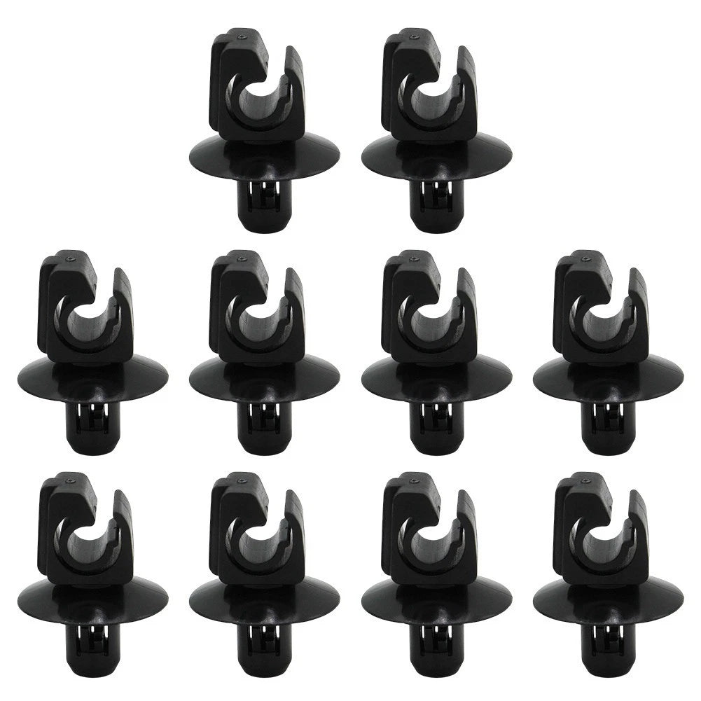 Black Holder Fastener Set of 10 for