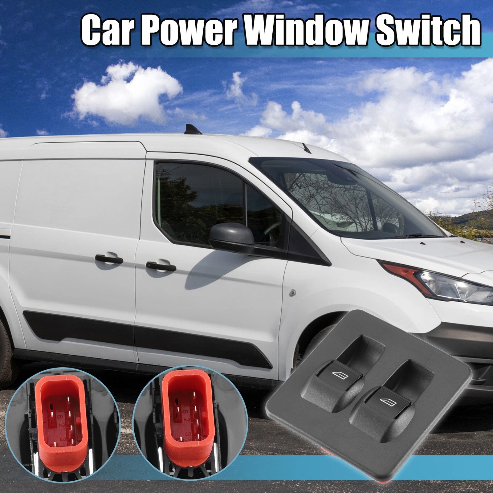 Power Window Control Switch Replacement for Ford Transit Connect (2010–2013)