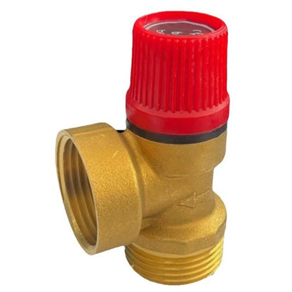 1.5 Bar Brass Relief Switch 1/2in DN15 for Hot Water Solar Systems