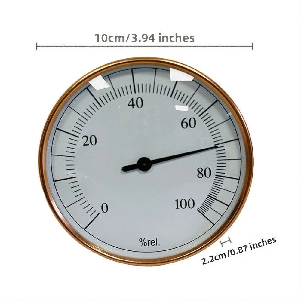 Wall-Mounted Hygrometer & Thermometer for Saunas