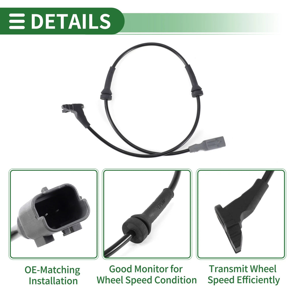 ABS Wheel Speed Sensor No. 454588 for Peugeot 307 (2000–2009)