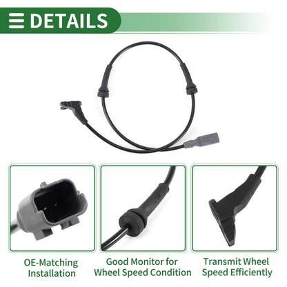 ABS Wheel Speed Sensor No. 454588 for Peugeot 307 (2000–2009)