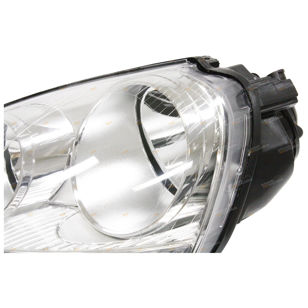 LH Chrome Headlight for VW Golf Jetta MK5 (2004–2010)