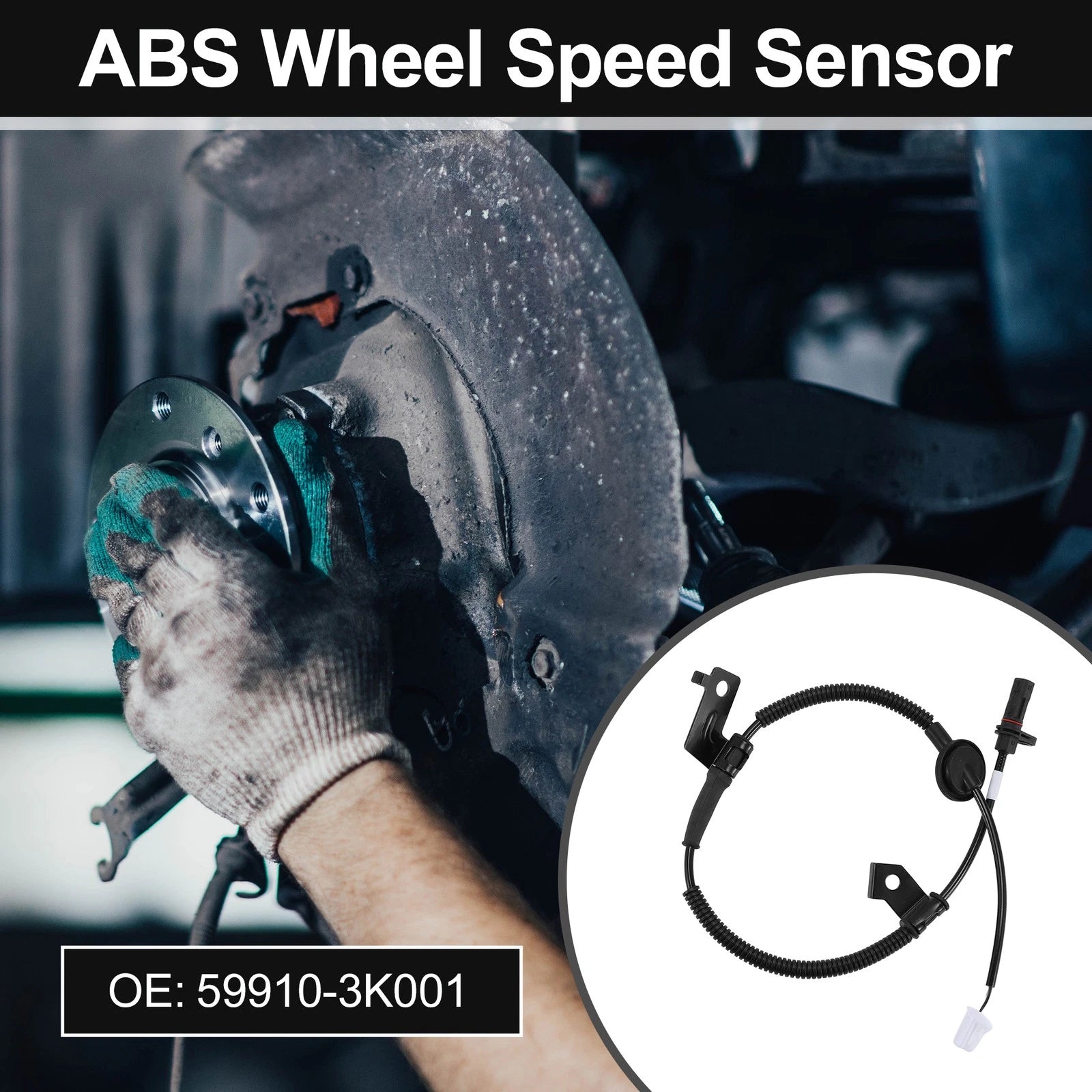 ABS Wheel Speed Sensor Replacement for Hyundai Sonata Rear Left (2009–2014)