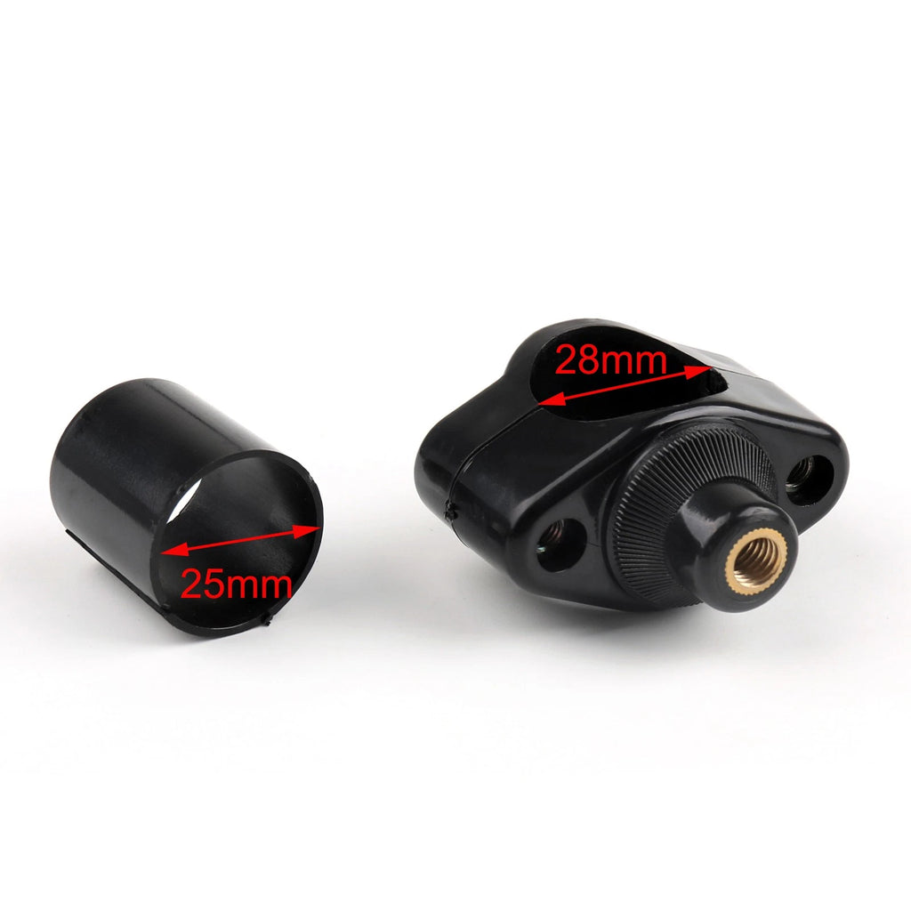Set of 2 Windshield Mounting Hardware Handlebar Clamps for