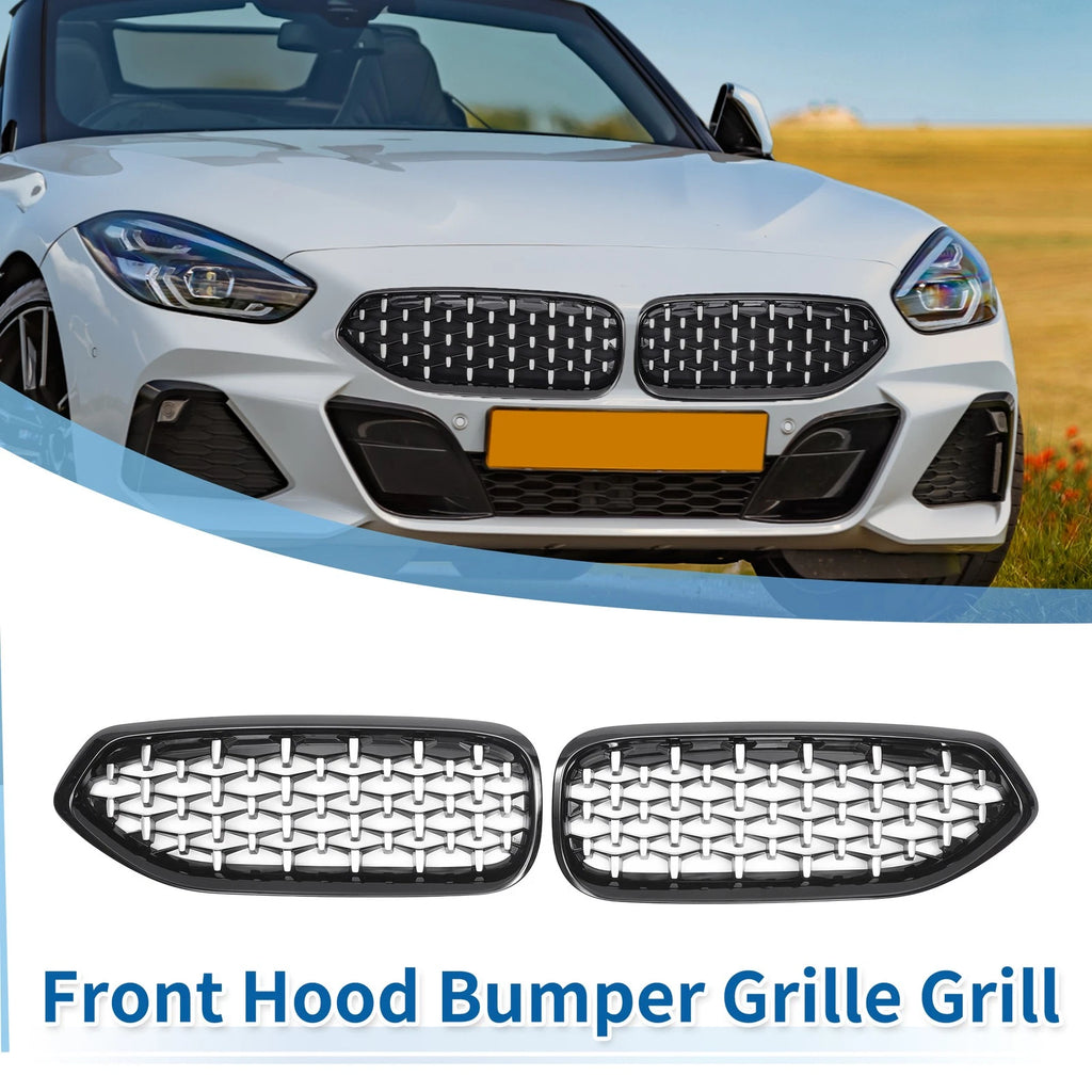 Front Upper Bumper Grille Grill Half Chrome for BMW Z4 G29 (2019–2021)