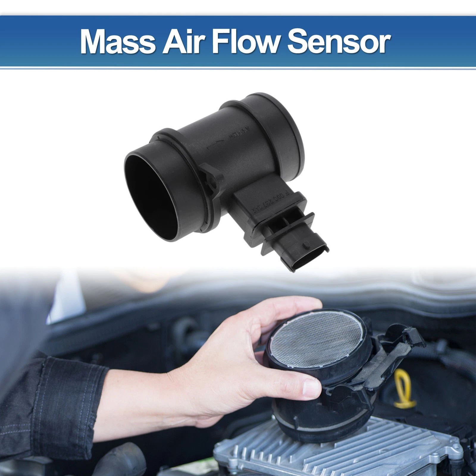 Mass Air Flow Sensor Assembly No. 93193470 for Vauxhall Agila (2000–2007)