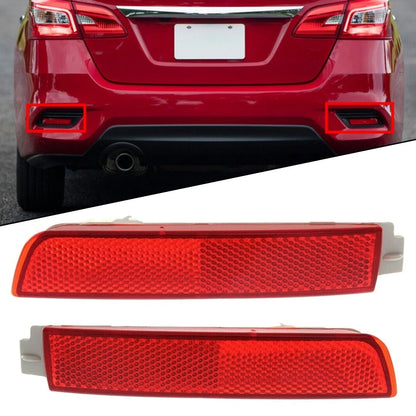Set of 2 Rear Reflectors for Red Lens