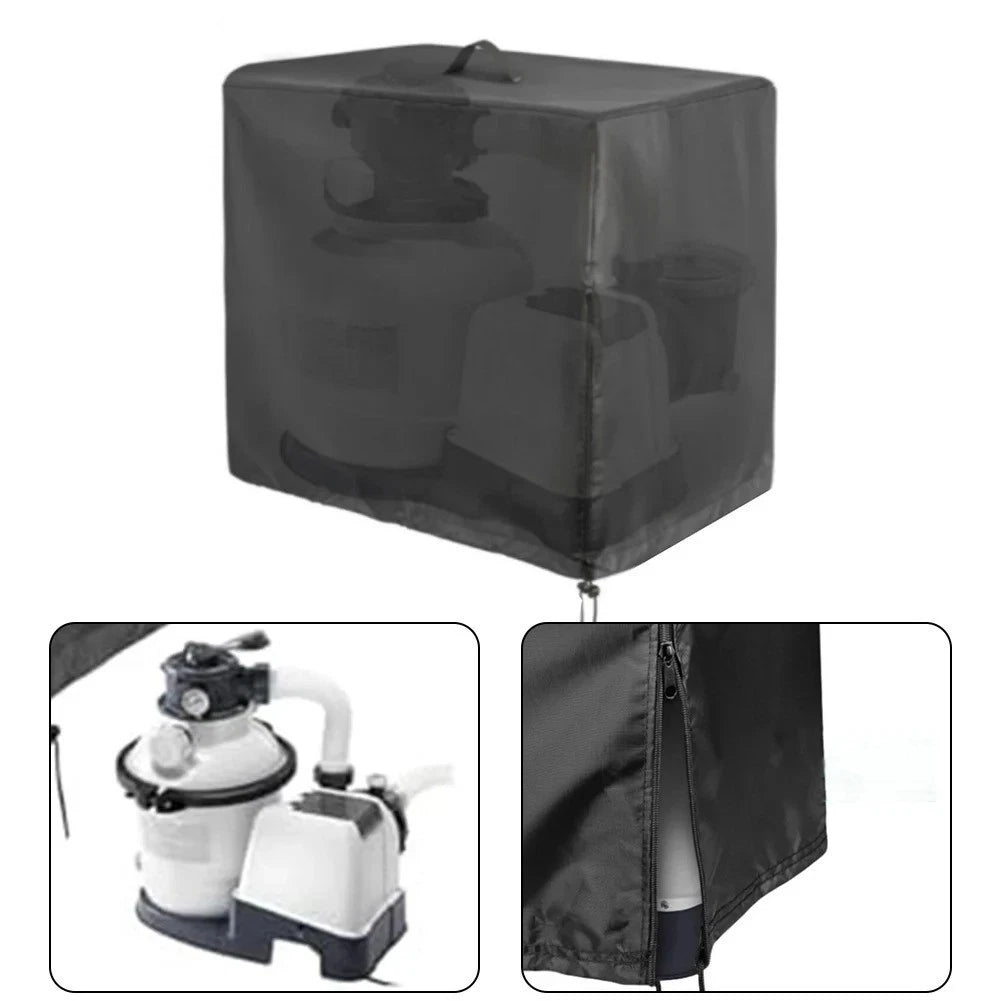 Outdoor Sand Filter Cover for Intex Pool Equipment (Adjustable Features)