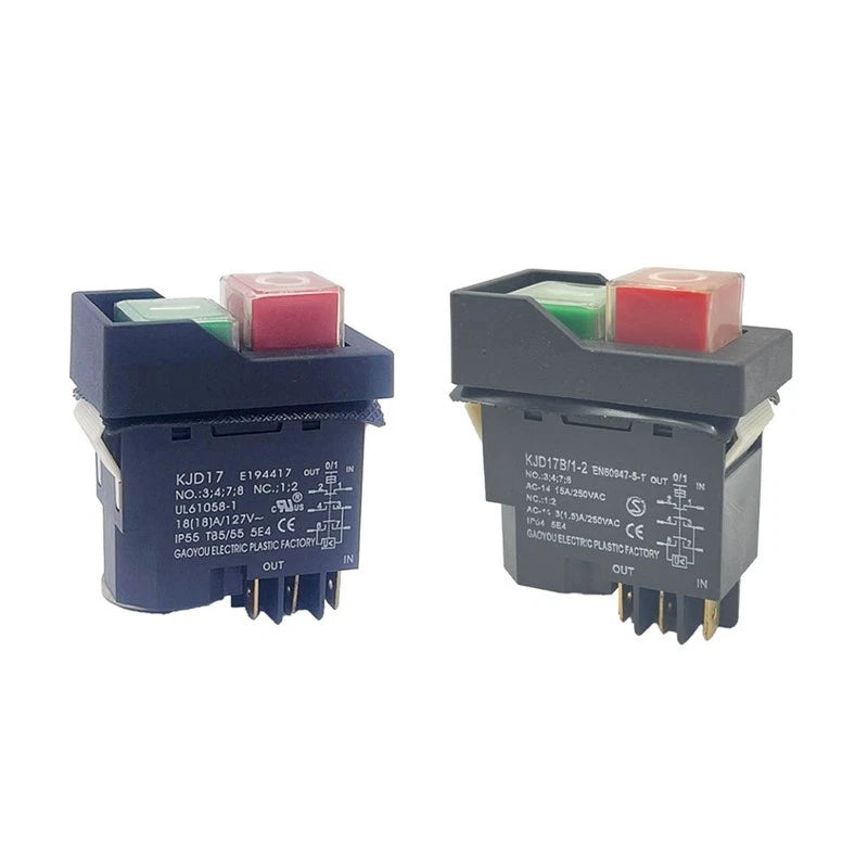 6 Pin Brake Signal Switch KJD17 B1-2 for Power Tools (220V)