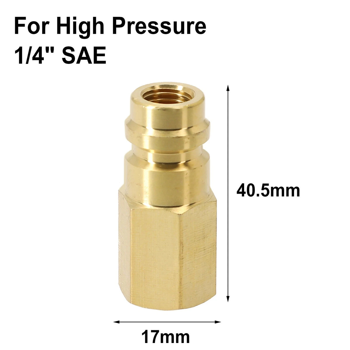 For R134a 14 for sae Connection Air Conditioning Adapter Brass Construction