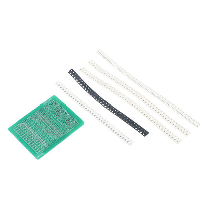 SMD Mount Soldering Practice Kit for LED Components (0805, 0603, 0402)