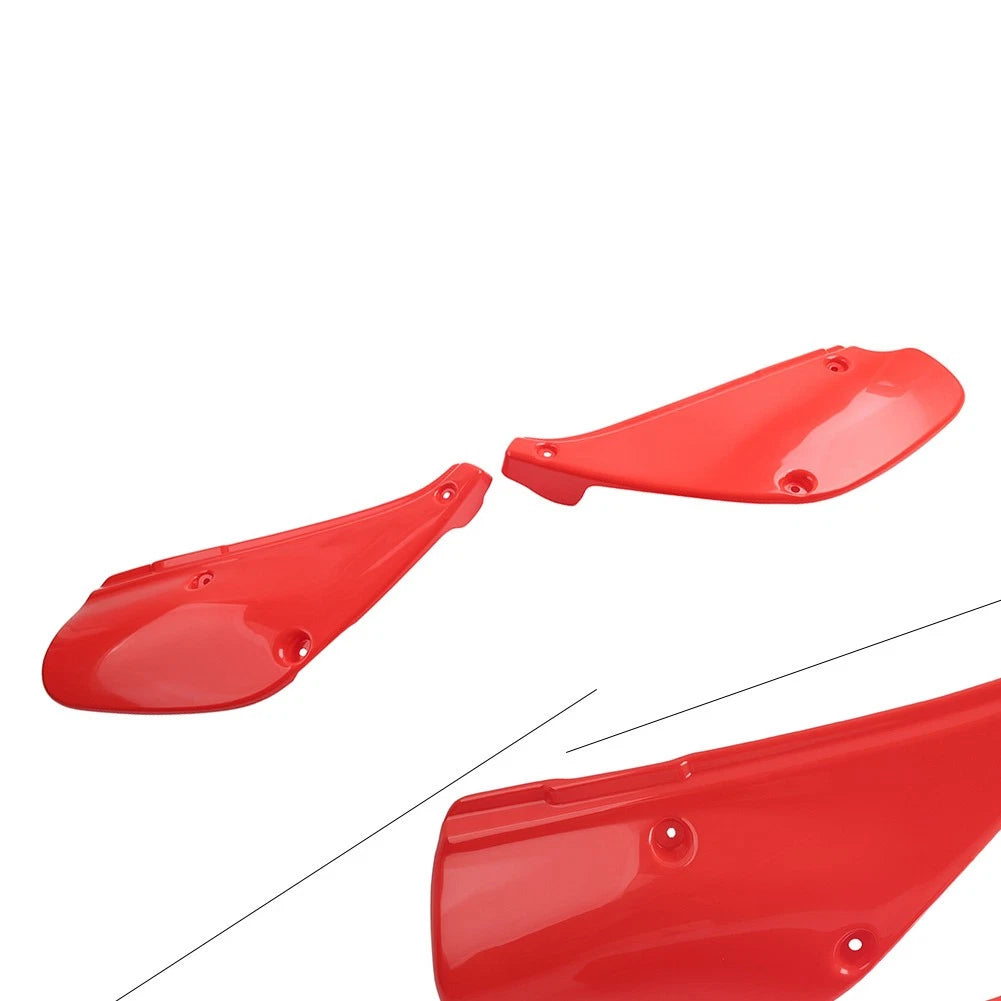 Pair Side Panels Covers Unpainted Red for Honda XR80R XR100R (1988–2000)