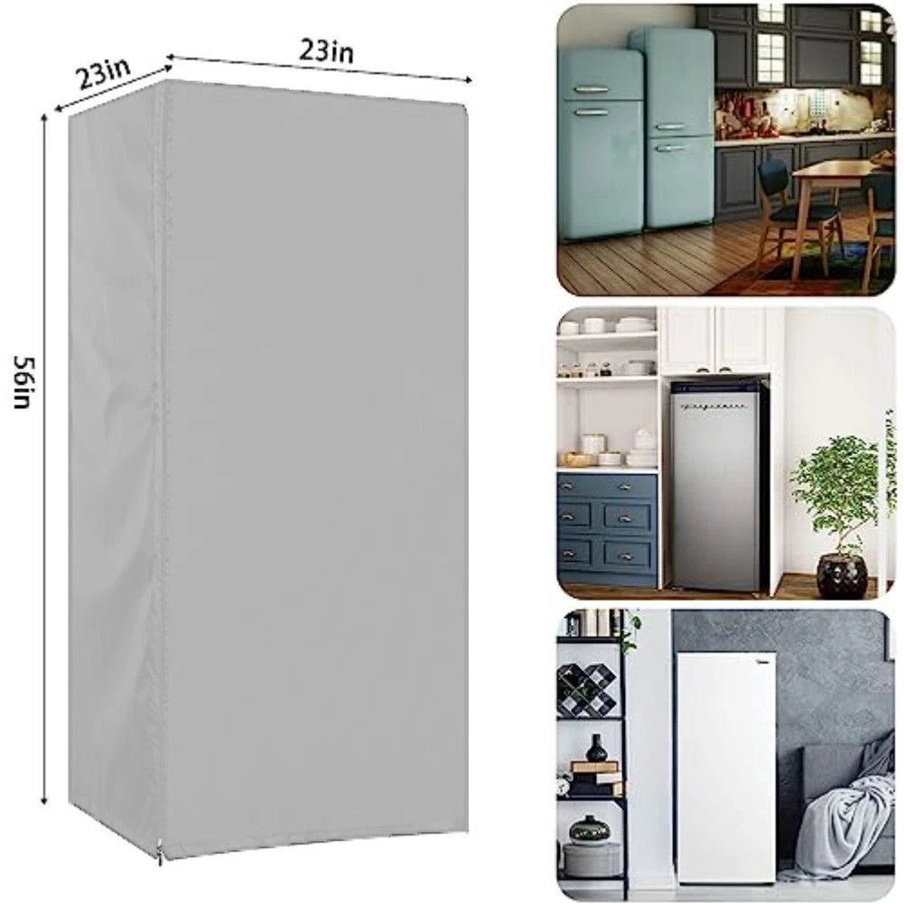 Outdoor Vertical Refrigerator Cover 210D Oxford Cloth Waterproof