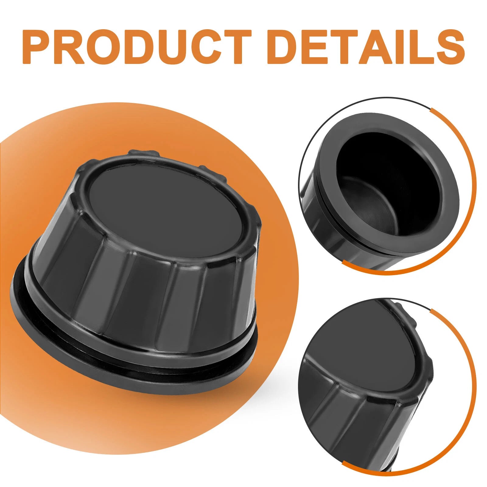 Set of 4 Wheel Center Caps 44732-HL1-A00 for Honda MUV700 Big Red (2009–2013)
