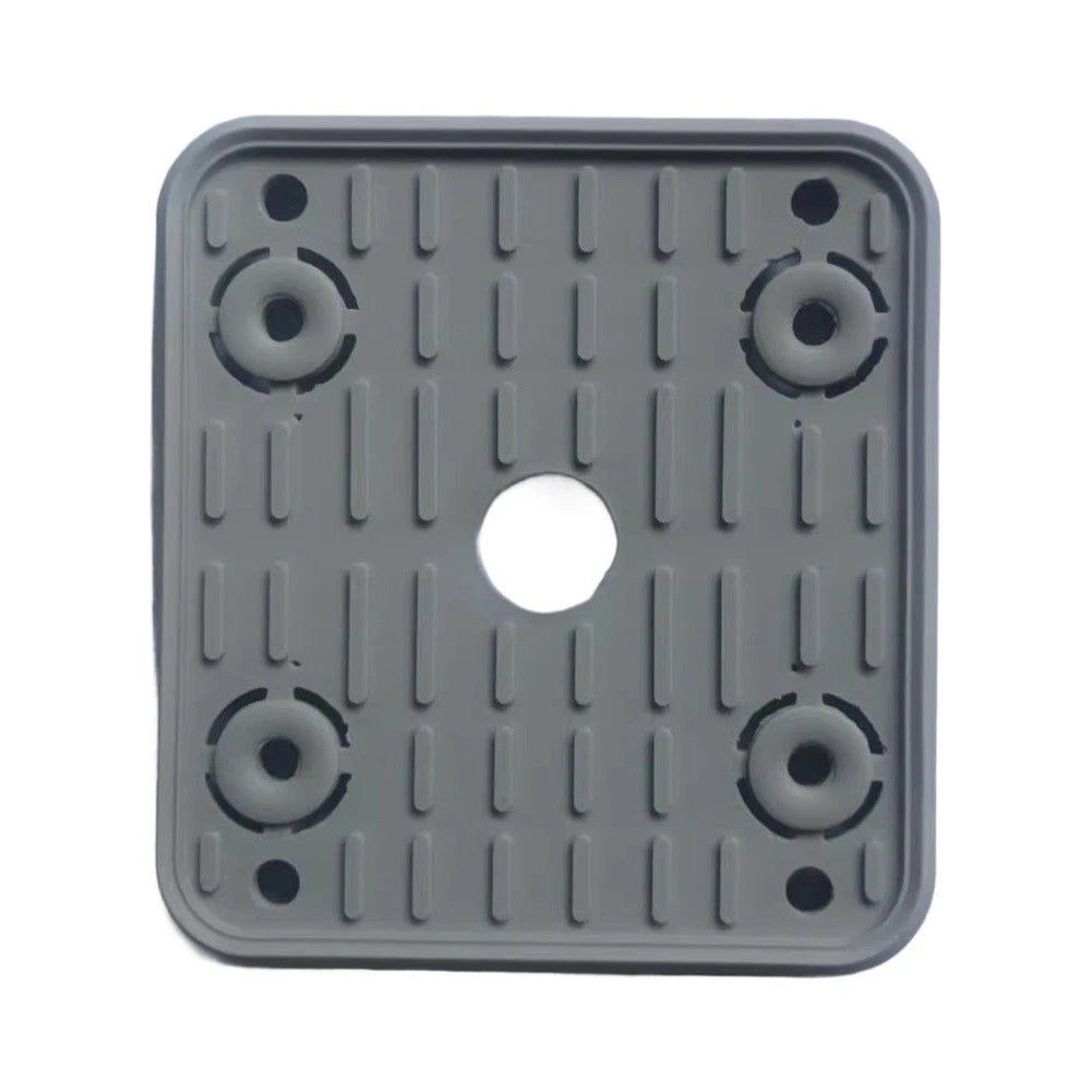 Set of 5 CNC Machining Vacuum Cups 140x130x17mm Rubber with Shock Absorption