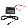 LED Digital Thermometer Temp Sensor Meter Probe for DC 12V (–50 ~ 110°C)