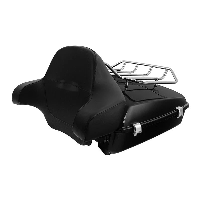 Chopped Trunk Backrest Luggage Rack for Harley Touring (2009–2013)