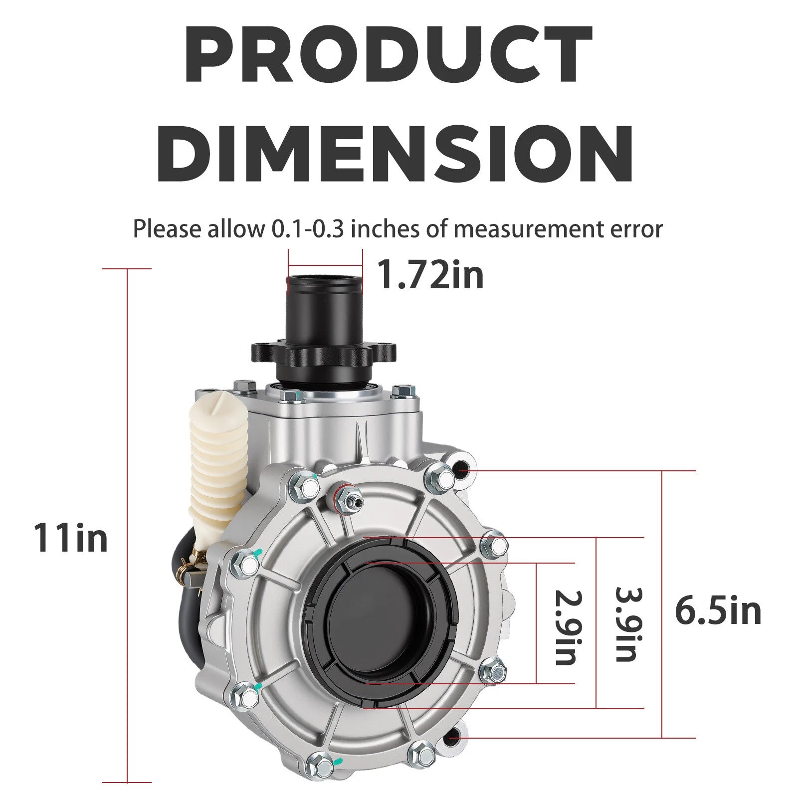 Complete Rear Differential for Yamaha Grizzly 660 YFM660F (2002–2008)