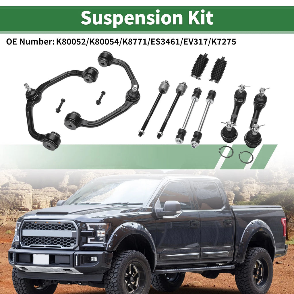 12 Pcs Front Upper Control Arms Replacement for Ford Ranger 2WD (1998–2011)
