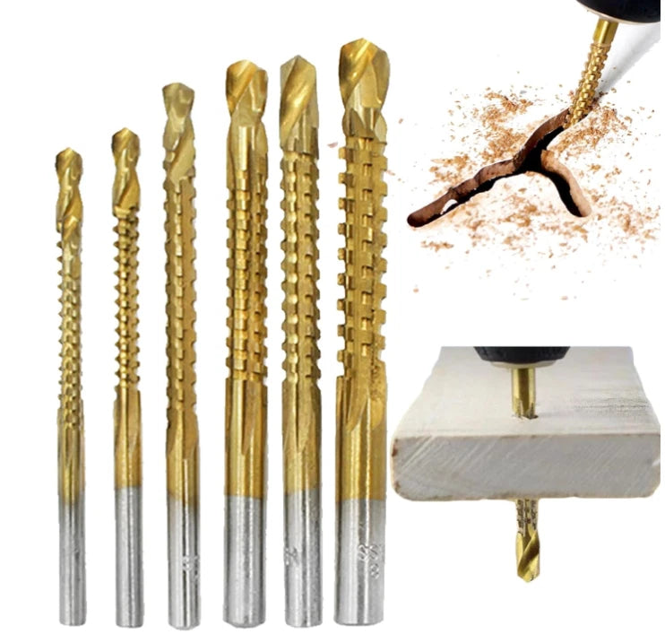 6 Pcs Twist Drill Bit Set Power Tool Accessories
