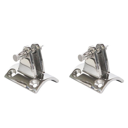 Set of 2 Top Deck Hinges 7/8 in 316 SS for Kayak Canoe Boat