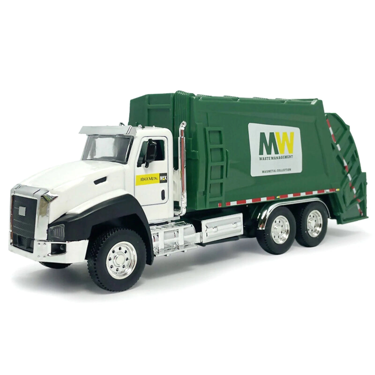 Diecast Garbage Truck Model Car 1/50 Scale for Kids