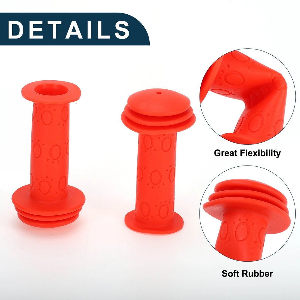 Bike Handlebar Grip Covers 95mm Lightweight for MTB (Orange) Pair (1)