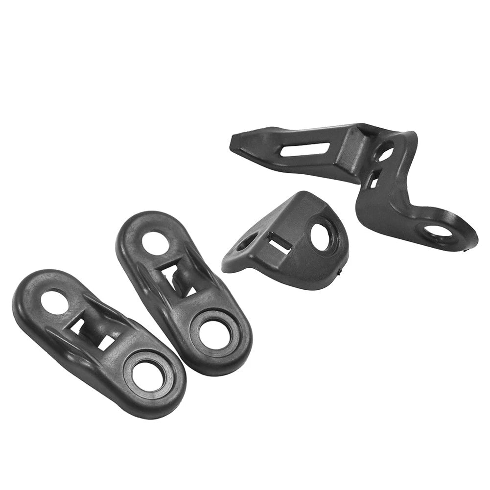Set of 4 Fairing Fixed Brackets for Honda CBR1000RR (2008–2017) Black