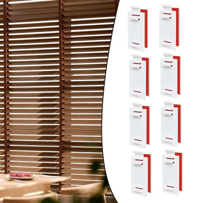 8 Count Pleated Curtain Hook Installation Plates for Easy Wall Mounting