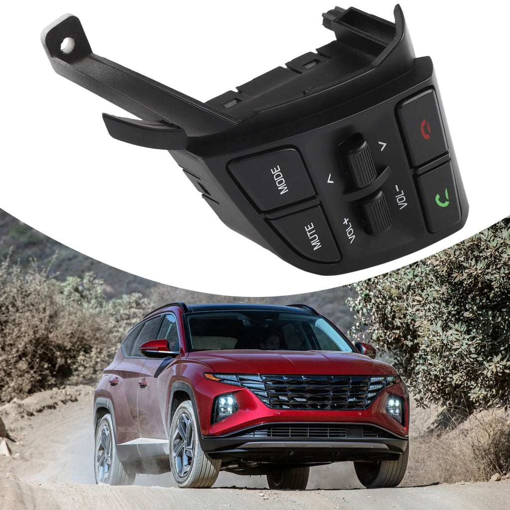Left Steering Wheel Button Replacement for Hyundai Tucson (2015–2018)