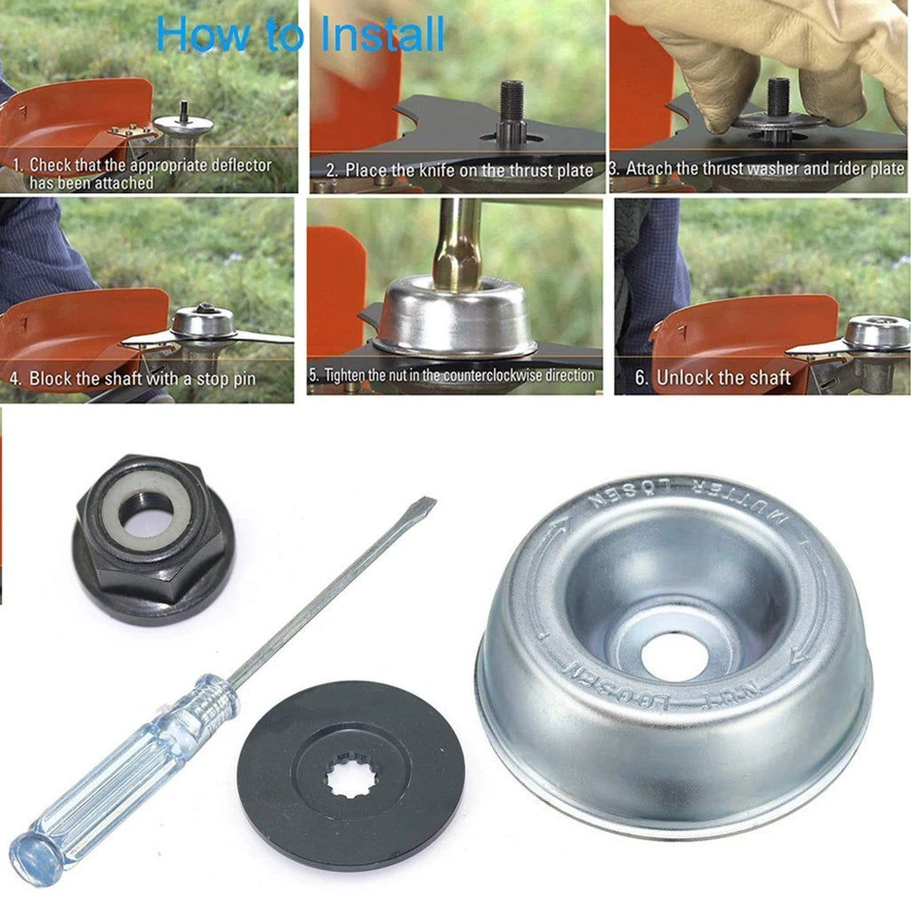 Thrust Washer Collar Nut for Trimmers (T-wrench Adapter)