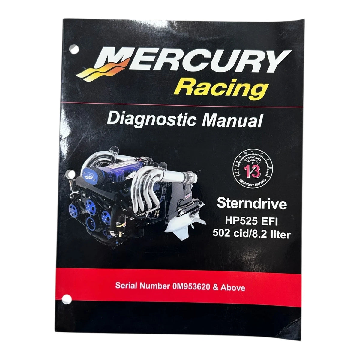 Sterndrive Manual Diagnostic for Mercury Racing HP525 EFI 502 (90-90)